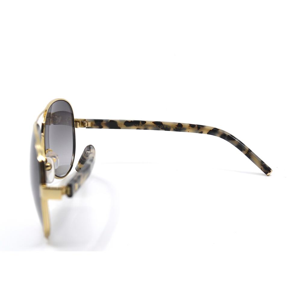 MARC JACOBS 66/S GOLD/BLACK GREY AVIATOR AUTHENTIC SUNGLASSES - Picture 7 of 10